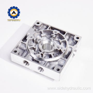 Hydraulic oil line valve block